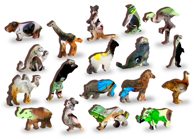Puzzle en bois paradis des ours