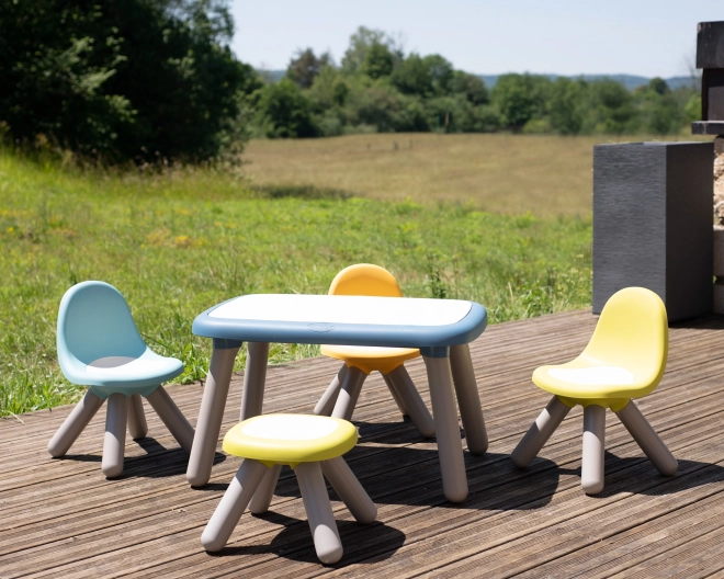 Chaise enfant bleue