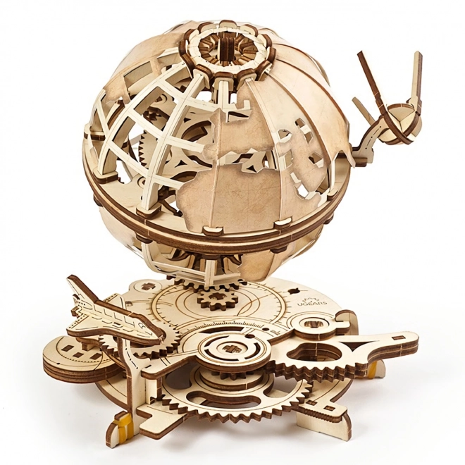 Ugears 3D puzzle mécanique en bois Globe