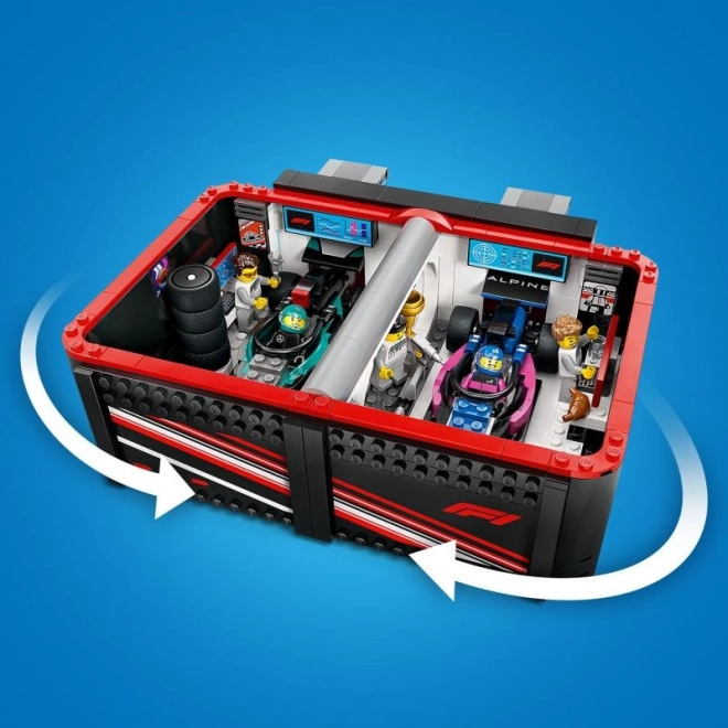 LEGO® City 60444 Garage F1® et voitures Mercedes-AMG et Alpine