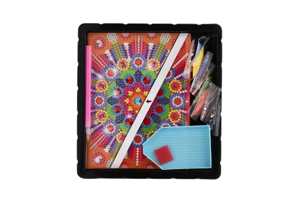 Journal créatif avec diamants - mandala