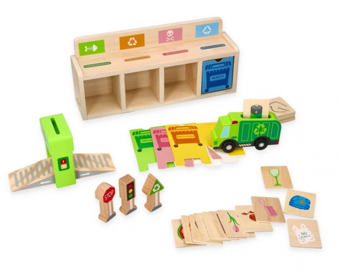 Jouet en bois de recyclage pour enfants