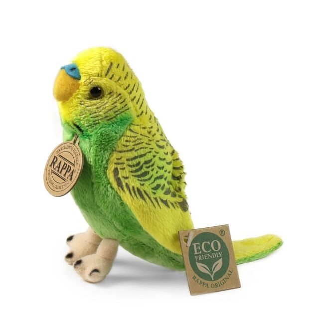 Rappa Perroquet en Peluche Vague 12 cm ÉCOLOGIQUE 1 pièce