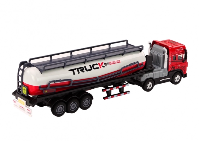 Camion avec remorque TIR Citerne 1:24 Bruits rouges
