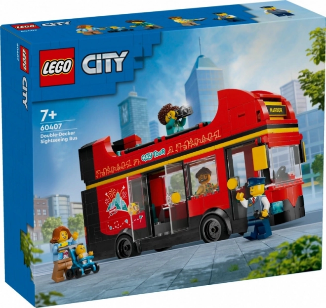 LEGO City 60407 Bus touristique rouge à deux étages