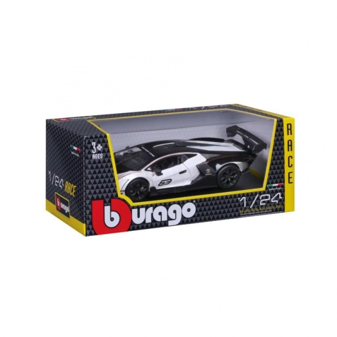 Bburago 1:24 Course Lamborghini Essenza SCV12 – Blanc