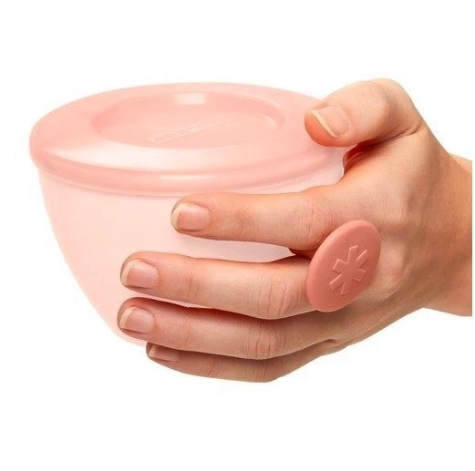 Ensemble de bols Easy-Grab Gris / Corail doux