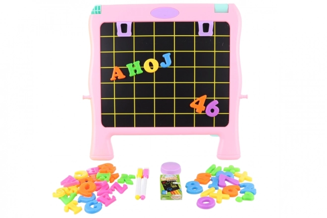 Tableau magnétique 2 en 1 avec accessoires