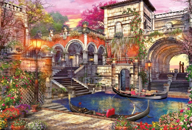 Venise romantique en grand format