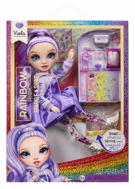 Rainbow High Sparkle & Shine Fashion Poupée - Viola (Pourpre)