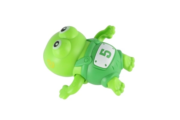 Grenouille à remonter pour baignoire en plastique 10cm 6pcs dans boîte 18m+