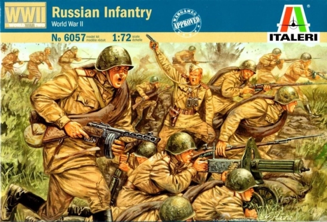 infanterie russe 1:72 set de maquettes en plastique