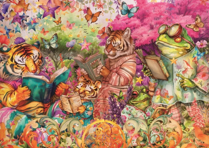 Puzzle Club de lecture 1000 pièces Ravensburger