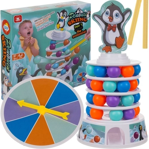 Jeu d’adresse familial Pingouin sur la tour