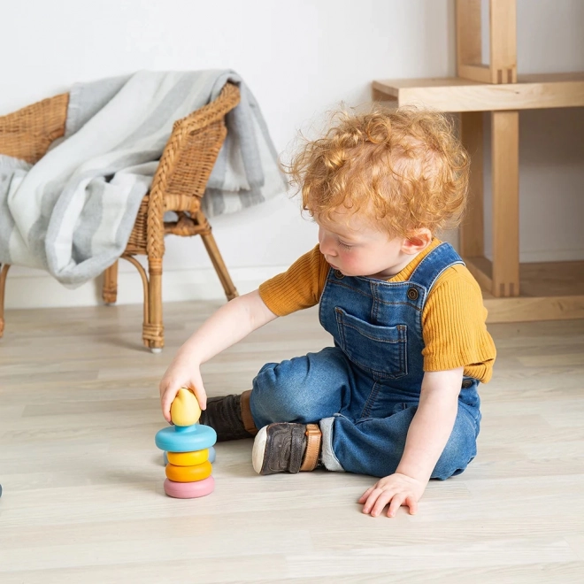 Jouet empilable en silicone en forme de chat