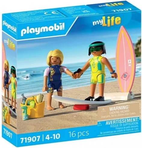 Playmobil école de surf – set avec figurines