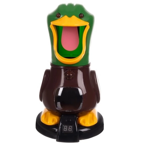 Tir sur cible avec le canard affamé