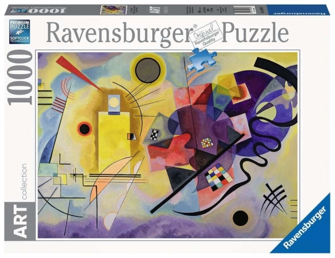 Collection de Puzzles Art Jaune, Rouge, Bleu 1000 pièces par Ravensburger
