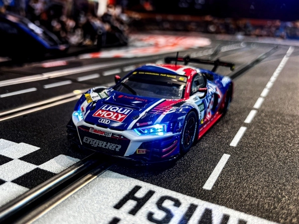 Éclairage réaliste pour une ambiance de course