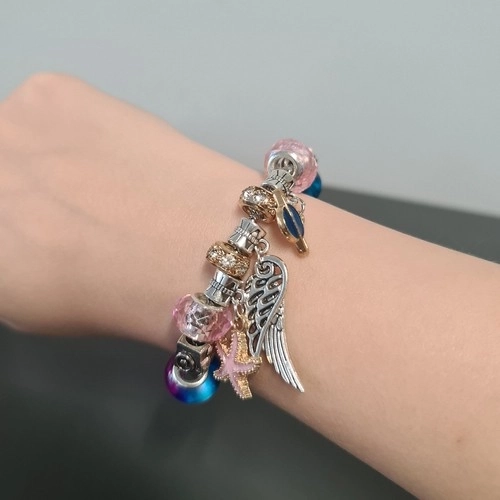 Perles pour la fabrication de bracelets - 107 pièces