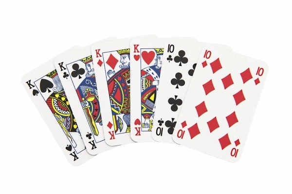 Jeu de cartes de société Poker dans une boîte en papier 6x9cm