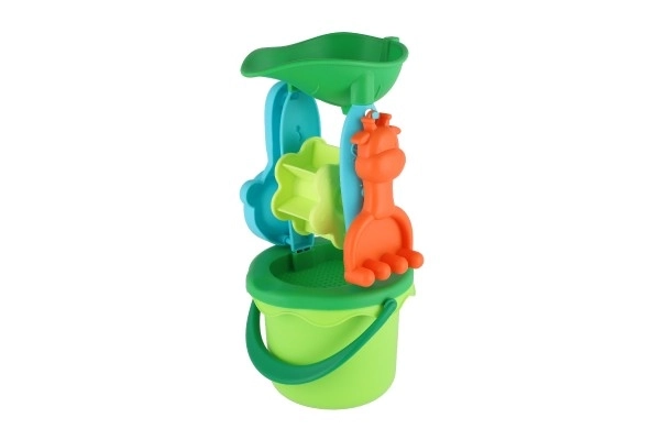 Ensemble en plastique pour le sable pour enfants avec seau et moulinet