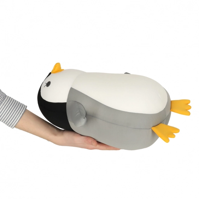 Oreiller de voyage 2 en 1 peluche pingouin