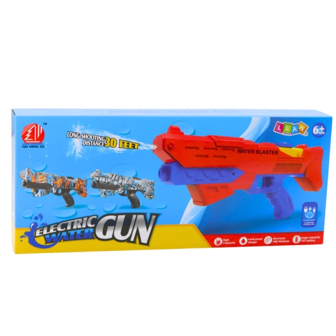 Pistolet à eau électrique graffiti bleu