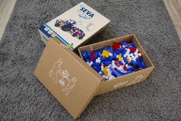 Kit de construction SEVA CLASSIQUE - Le plus grand, 1162 pièces