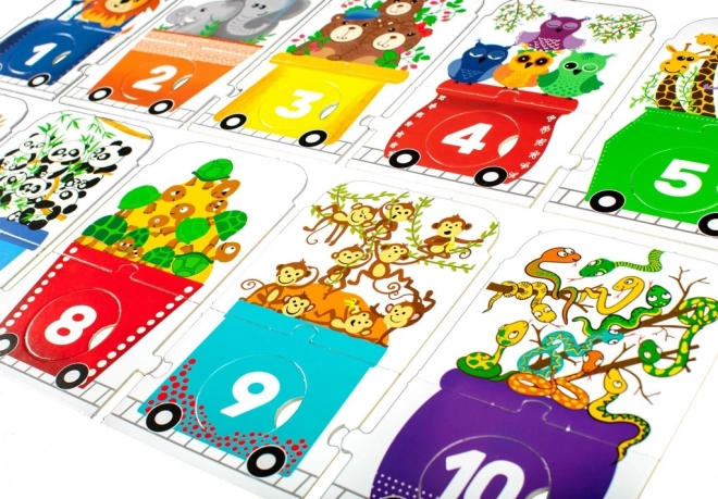 Puzzle ZOO Expres - Comptez Avec Moi 30 Pièces