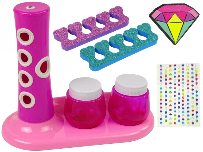 Kit de décoration d'ongles Distributeur de paillettes pour ongles Vernis à ongles Autocollants