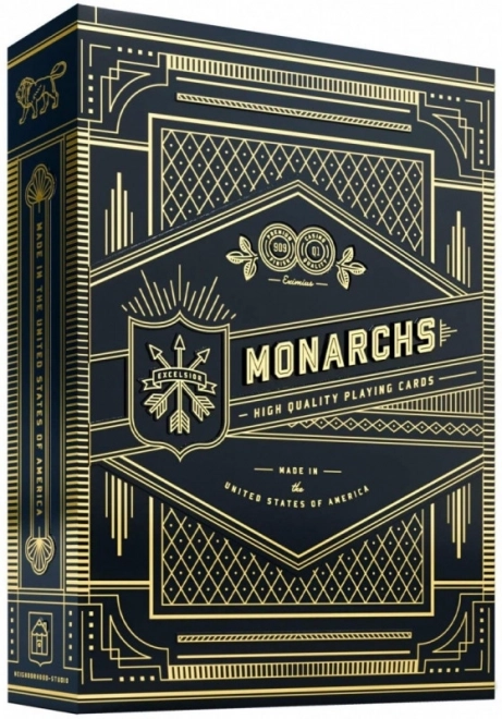 Jeu de cartes Monarchs Deck Noir