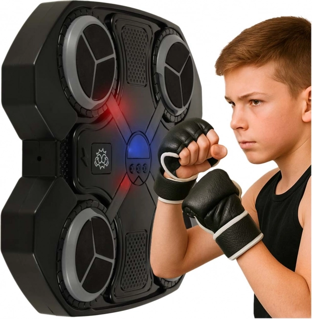 Cible de boxe murale d’entraînement avec lumières LED et connexion USB