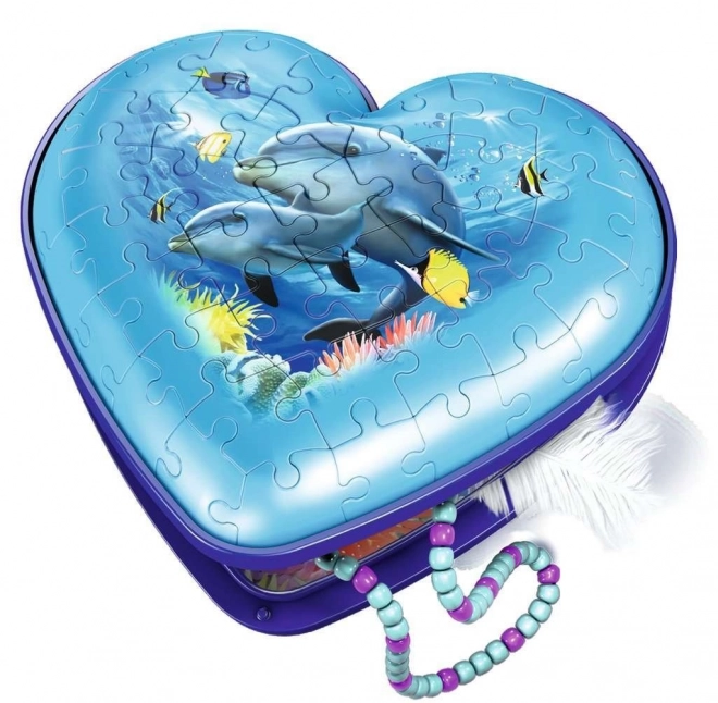 Ravensburger puzzle 3D Cœur Monde Sous-marin 54 pièces