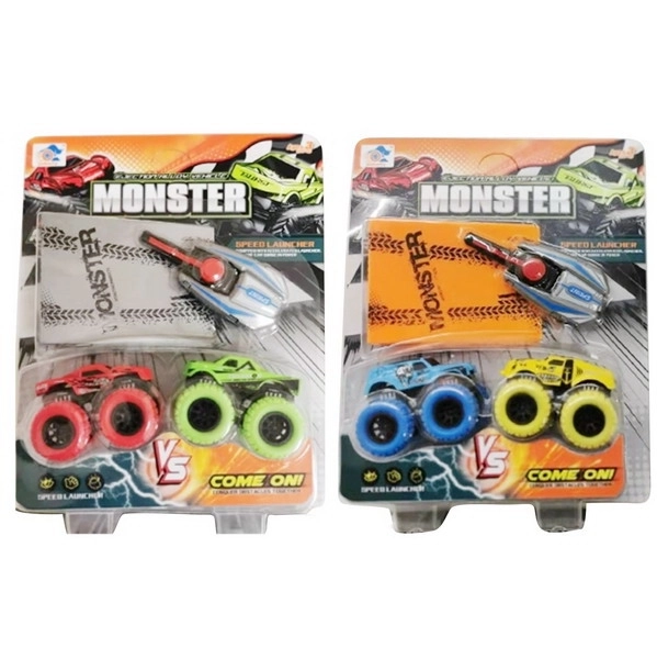 Voitures métalliques à propulsion 2 pcs