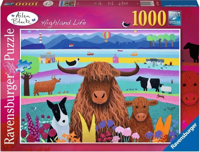 Puzzle Ravensburger La vie sur le Plateau de Vysočina 1000 pièces