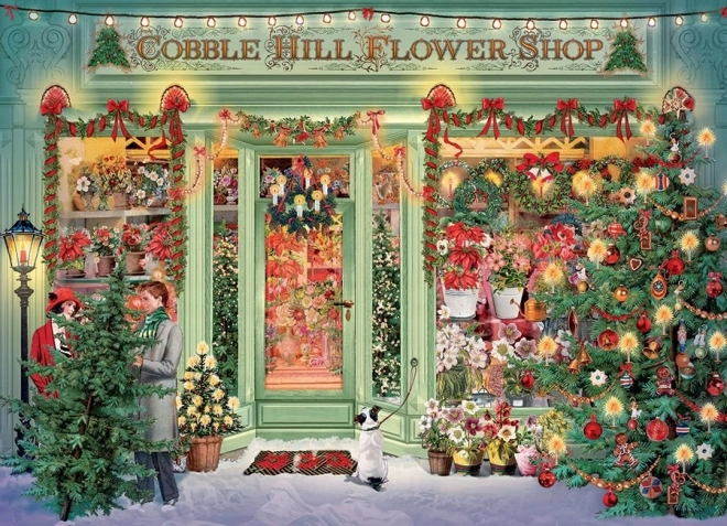 Puzzle Cobble Hill Fleuriste de Noël 1000 pièces