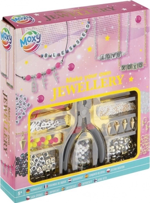 MOXY kit de fabrication de bijoux avec lettres
