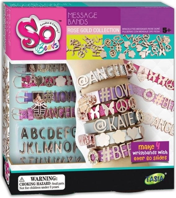 SO BEADS kit de fabrication de bijoux – bracelets à messages