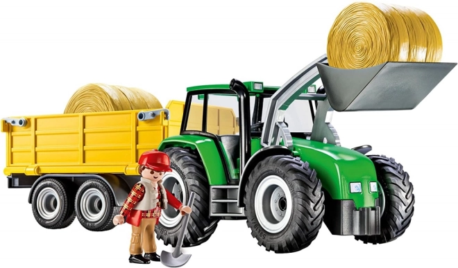 Ensemble de figurines Terre 9317 Tracteur avec remorque