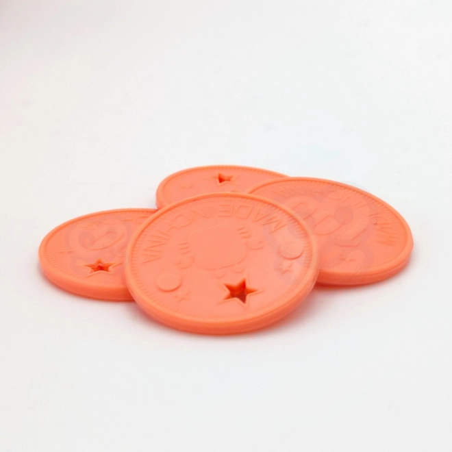 Coffre-fort électronique pour pièces en forme de crabe orange