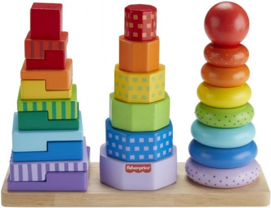 Tour de tri en bois FISHER-PRICE pour tout-petits
