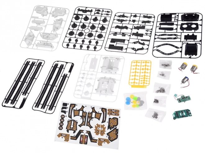176-ele RC0665 Ensemble de télécommande 4 en 1 pour machines de construction pliables