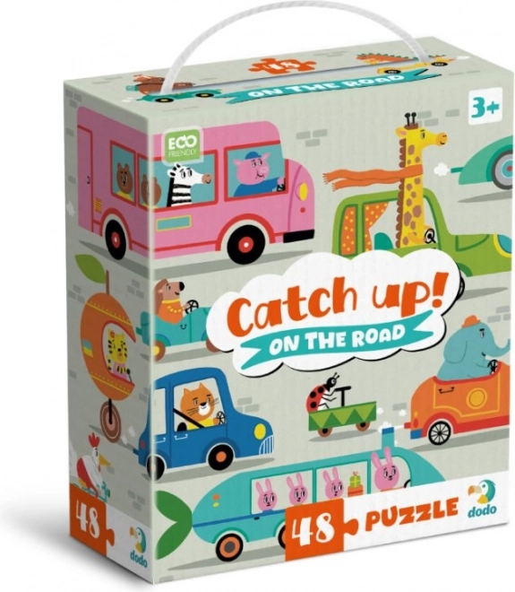 Puzzle Attrape-les : Sur la route 48 pièces