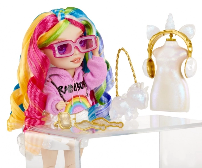 Poupée cristaux créatifs Rainbow High - Amaya Raine