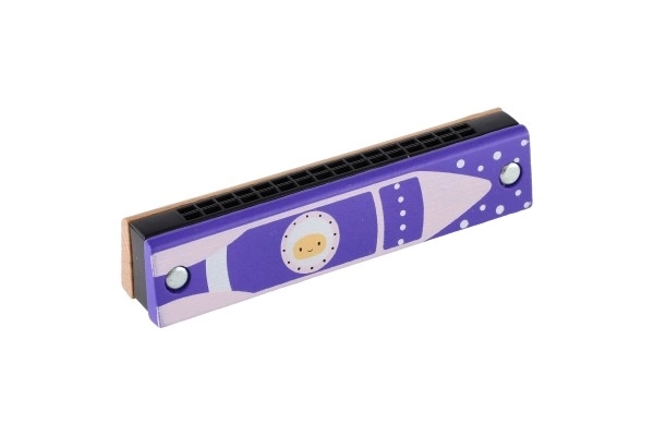 Harmonica en bois pour enfants 13 cm