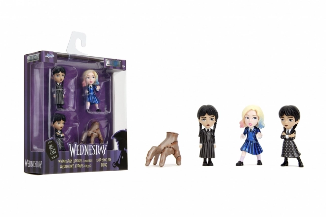 JADA figurines en métal Wednesday 4 pcs 6,5 cm