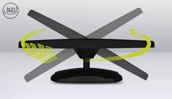 Miroir pour surveiller l'enfant Lionelo Sett Black Carbon