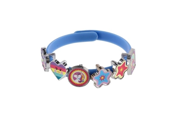 Kit créatif Fabrique tes bracelets Licorne en boîte 15x20,5x2,5cm