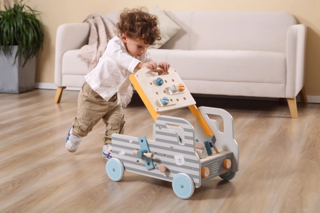 Établi mobile en bois